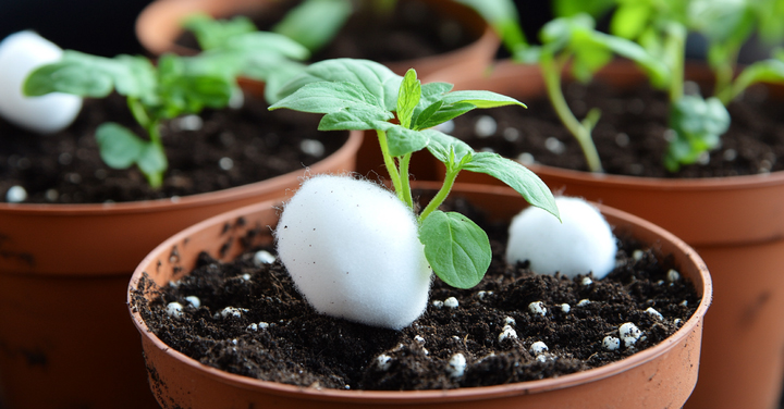 Keep Your Plants Thriving with This Cotton Ball Hack