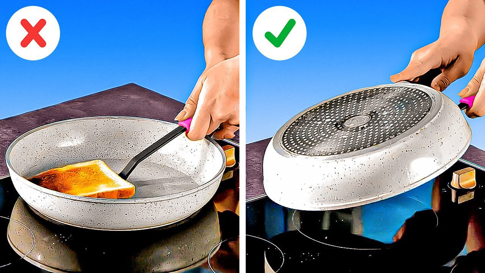 This Hack Makes Flipping Food in a Frying Pan So Much Easier
